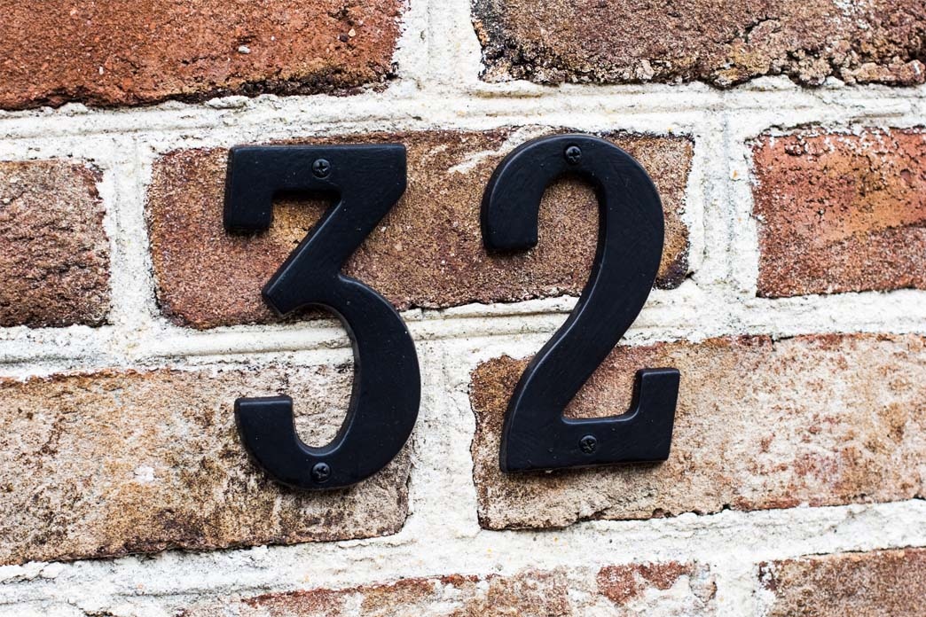 Unique house number plates from Po-Fém