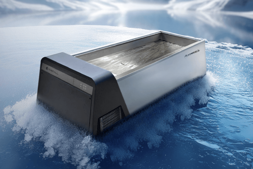 Oasis IceFall is a premium cold-plunge tub that takes recovery to the next level