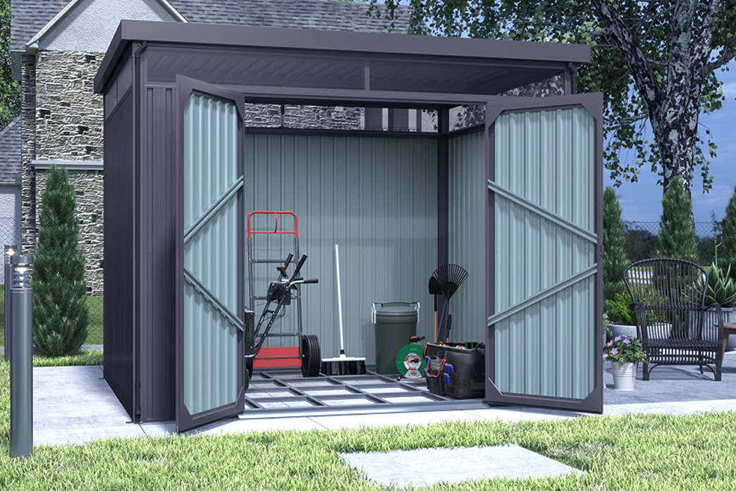 Anna, a kerti tárolók dívája - természetes fénnyel a belsejében